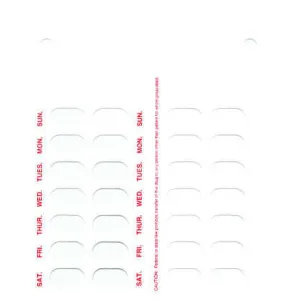 14 Dose Heat Seal Card