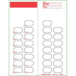 15 Day Heat Seal Control Card