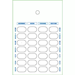 28 Dose Heat Seal Card