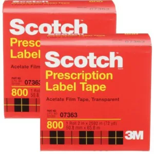 Scotch 3M #800 Rx Tape 1.5