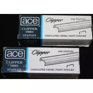 Undulated Staples for Ace Clipper