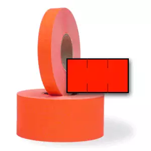 Fluorescent Red Price Label for Monarch 1110