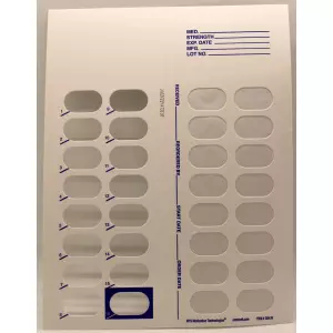15 Dose Heat Seal Card