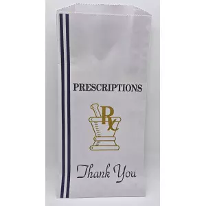 Stock Pharmacy Bag (#2) 5 X 2 X 10