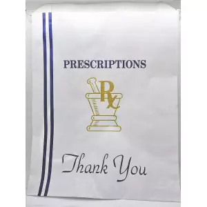 Stock Pharmacy Bag (#17) 11 X 3 X 14