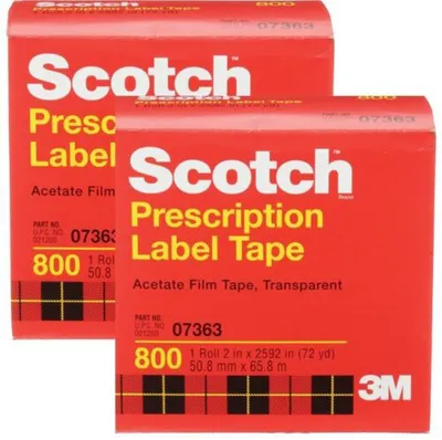 Scotch 3M #800 Rx Tape 2