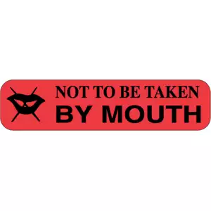 NOT TO BE TAKEN BY MOUTH